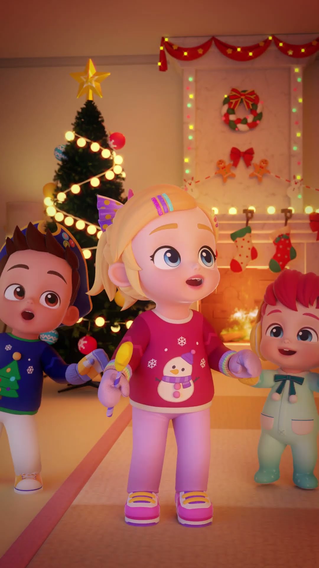 ?Feliz Navidad con Finn, Bora y Brody #bebefinn #shorts